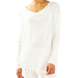 Lilly Pulitzer Ferrera Sweater, NWT, XXS, white